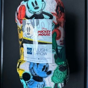 Colorful Mickey Mouse Oversized Plush Blanket